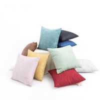Wholesale Cushion Decorative Pillow Modern Simple Solid Color Cushion Cover High Quality Thicken Velvet Pillowcase Green Brown Yellow Blue Purple Deco