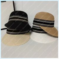 Wholesale Fashion Sun Cap Straw Hat Women Men Bucket Hats Luxurys Designers Caps Hats Mens Bonnet Beanie Cappelli Baseball Summer Casquette B2106092L