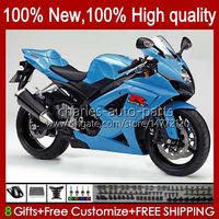 Wholesale Motorcycle Body For SUZUKI GSX R1000 GSXR CC Fairings K7 No GSXR1000 GSXR GSXR1000CC GSX R1000 OEM Fairing glossy blue all