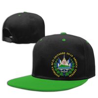 Wholesale Ball Caps Adult s El Salvador Coat Of Arms Classic Casual Hats Green Hip Hop Baseball Cap