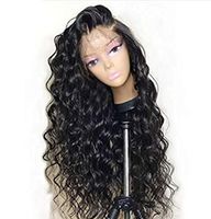 Wholesale HD Transparent frontal closure Wig Loose Wave Human Hair Wigs Pre Plucked thin film Lace Front for Black Women Density inch diva1 small cap aviable diva11