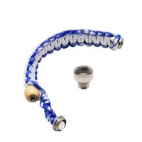 Wholesale 2021 Creative Metal Bracelet Smoking Pipe MM Fluorescence Tobacco Hand Pipes Accessories Gift For Man Or Women