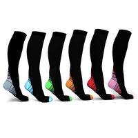 Wholesale Men s Socks Nylon Women Men Compression Female Stripe Athletic For Edema Varicose Veins Marathon Running Stocking