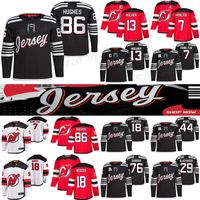 Wholesale New Jersey Devils Black Jersey Jack Hughes Nico Hischier P K Subban Dawson Mercer Dougie Hamilton hockey jerseys