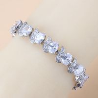 Wholesale 13 Colors Fine Jewelry Women Wedding Accessories Silver White Bracelet And Bangles Adjustable Length CM