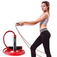 Wholesale Jump Ropes m Weighted Skipping Rope Adjustable With Extra Cable Ball Bearings Silicone Anti Slip Grip Gym Fitness Home Exercise