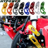 Wholesale CNC Motorcycle Brake Line Clamps For YAMAHA MT07 R6 R3 MT TMAX R1 FZ6 MT09 XJ6 FZ1 XJ6 M109r Fazer Accessories