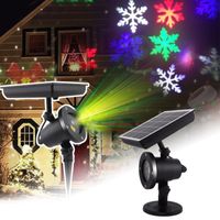Wholesale Party Decoration Solar Powered Led IP65 Christmas Snowflake Laser Disco Light Outdoor Moving Snowfall Projector Lamp For Year
