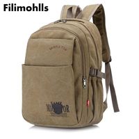 Wholesale Backpack Outdoor Travel Luggage Army Bag Canvas Hiking Camping Tactical Rucksack Men Military Solid F