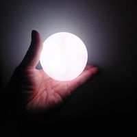 Wholesale LED Lights Night Light D Magical Moon Spherical Lamps Moonlight Lantern Ball Atomosphere Bar Lamp USB Rechargeable Color Stepless for House Decoration