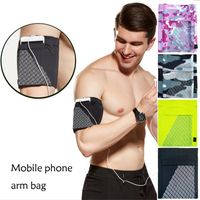 Wholesale Coin Purses Sports Wrist Arm Band Bag Pouch Mobile Cell Phone Holder Wallet Portable Gym Fit
