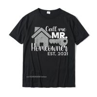 Wholesale Men s T Shirts Homeowner Real Estate Funny Gift For Men T Shirt Tops Shirt Fitted Simple Style Cotton T