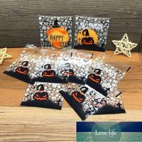 Wholesale 50pcs Multistyle Halloween Cookie Candy Bread Packaging Bags Self adhesive Plastic Bags Biscuits Snack Baking Package X10cm Factory price expert design Quality