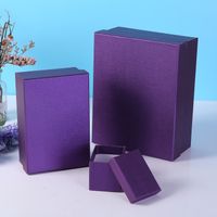 Wholesale Custom Purple Valentine s Day Small Gift Wrap Boxes With Lids For Presents cm