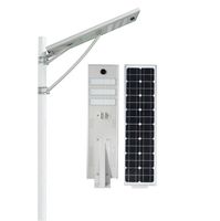Wholesale Solar Lamps W W W LED street light Outdoor Waterproof IP66 Integrated Design Radar Sensor PIR Smart light2021