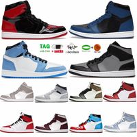Wholesale High og Basketball Shoes s Patent Bred Dark Marina Blue Shadow Red Smoke Grey Anthracite University Blue Mocha Men Sports Sneakers Women Designers Trainers us