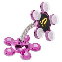 Wholesale Flower Sucker Cell Phone Stand Degree Holders Rotatable Car Magic Suction Cup Holder Unique Design Delicate and Beautiful