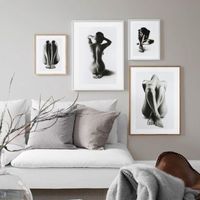 Wholesale Paintings Nordic Vintage Posters And Prints Nude Body Sexy Woman Lady Wall Art Canvas Painting Gallery Pictures For Living Room Decor