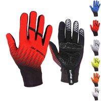 Wholesale New Full Finger Touch Screen Bicycle Gloves MTB Sport Shockproof Cycling Gloves GEL Liquid Shock Bike Gloves For Men Woman G1020