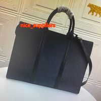 Wholesale SAC PLAT HORIZONTAL ZIPPE Briefcase Business Cross Body Handbag Fashion Men Shoulder Bag Leather Laptop Bag Computer Bags
