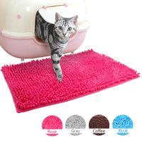 Wholesale Cat Beds Furniture Soft Pet Dog Mat Breathable Dogs Sleeping Bed Cushion Pad Litter Mats Pets Absorbent Bath Shower Feeding Placemat