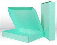 Wholesale Gift Wrap cm Colorful Pink green Black kraft cardboard paper Box Carton Corrugated Boxes express packing V2
