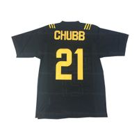 Wholesale Custom Nick Chubb High School Football Jersey Embroidery Stitched Black Any Name Number Size S XL Jerseys Top Quality