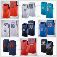 Wholesale Custom Printed Diamond th Basketball Jerseys Top Quality new City Black Blue Orange White Gold Jersey Message Any number and name on the order