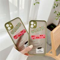 Wholesale Funny Band aid Words Label Luxury Matte Phone Cases For iPhone Pro Plus SE X XR XS Max Soft IMD Cover