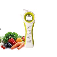 Wholesale Multifuctional All In One Opener Bottle Opener Jar Can Kitchen Manual Tool Gadget Multifunction New RRE12858