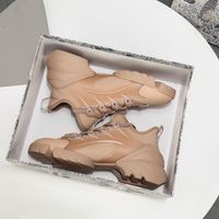 Wholesale 2021 new Lace casual luxe casual shoes unisex D connect neoprene sneakers woman pvc Transparent glue block Size