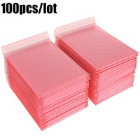 Wholesale 100Pcs Bubble Mailers Padded Envelopes Lined Poly Mailer Self Seal Pink Shipping Envelope Waterproof Bubble Express Mailing Bag