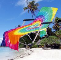 Wholesale The latest X75CM size blanket rainbow style microfiber cool towel beach towels blankets support custom logo