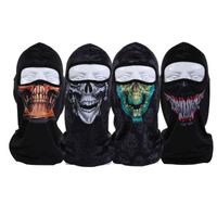 Wholesale Halloween Christmas Riding Mask Cap Autumn Winter Windproof Dustproof Motorcycle Outdoor Skull Printed Face Mask Head Cover Hat Boys Grils Gifts G976FJ8