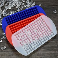 Wholesale Baking Moulds Grid Small Square Food Grade Silicone Tile Ice Crushed Cube Mold Kitchen Supplies