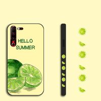 Wholesale Side Lemon Pattern Painted Case For Lenovo Vibe Z6 Pro Z5S S850 P1 P1M P2 Green Letter TPU Back Cover
