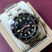 Wholesale Wristwatches Watch Automatic Limited Edition Movement Glass Vintage Acrylic Men s mm Stainless Steel Case Bracelet