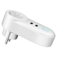 Wholesale Smart Power Plugs Top Socket With USB Wifi Phone Switch Timing For Amazon Echo Alexa Google Home IFTTT EU Plug
