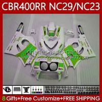 Wholesale Fairings Kit For HONDA CBR RR CC CC NC23 Body No CBR400RR CBR400 RR NC29 CBR RR OEM Bodywork Green white