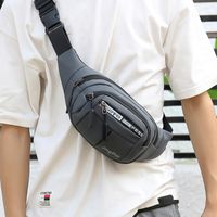 Wholesale Waist Bags Outdoor Bag Waterproof Bum Running Jogging Belt Pouch Zip Fanny Pack Mobile Phone Oxford Cloth Chest
