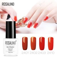 Wholesale Nail Gel Rosalind ml Orange Color Series Polish Acrylic Almost Flavorless Long Lasting Varnish
