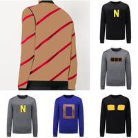 Wholesale Men Classic Sweaters Mens Fashion Pullover Sweatshirts Hoodies Casual Letter Printed Long Sleeve Knitwear Autumn Winter Clothing Styles