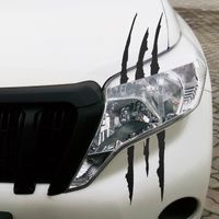 Wholesale 37cm cm Funny Car Sticker Reflective Monster Scratch Stripe Claw Marks Car Auto Headlight Decoration Decal Car Stickers