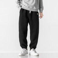 Wholesale Men s Pants M XL Plus Size Tech Fleece Basic Jogger Elastic Waist Athletic Lined Tapered Sweatpants XXXXXL