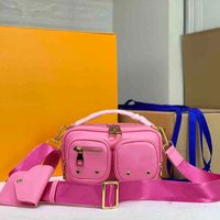 Wholesale Bag High Women Utility Crossbody Designers Lady Shoulder Real Leather MIni Zipped Camera Purse M59244