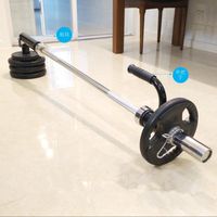 Wholesale Accessories Gym Home Fitness Barbell T Bar V Bar Core Strength Trainer Attachment Deadlift Squat Workout Training Handle Rowing Bar