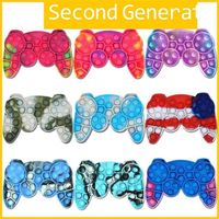 Wholesale First Second Generation Camouflage Gamepad Game Controller Fidget Toy Sensory Push Bubble Poo its Board Game Kids Finger Puzzle Halloween Christmas Gift H918UFV1