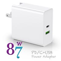 Wholesale 87W PD Chargers for Inch Macbook Pro Mini IPhone XR XS Max USB TypeC Laptop Charger Power Adapter Fast Charging