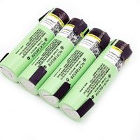 Wholesale 100 NewOriginal NCR18650B batteries v mah Lithium Rechargeable Battery Welding Nickel Sheet