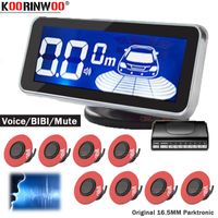 Wholesale Car Rear View Cameras Parking Sensors Koorinwoo Flat Human Voice bibi Sounds Buzzer Parktronic LCD Monitor Assist